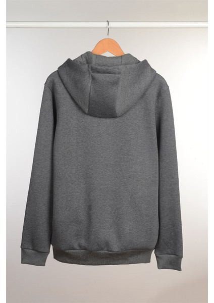 Fermuarlı Kapüşonlu Sweatshirt N-Halicarna - Antrasit fiyatları
