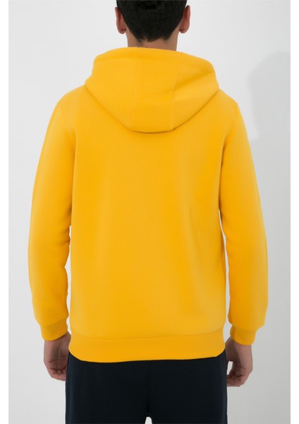 Fermuarlı Kapüşonlu Sweatshirt N-Halicarna - Sarı fırsatları