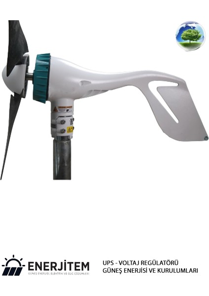 Süper Hız 500 24V Rüzgar Türbini Enerjitem