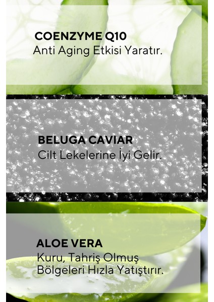 Arındırıcı ve Aydınlatıcı Yüz Peelingi Beluga Havyarı Özlü Coenzyme Q10 100 ml