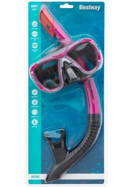 Bestway Maske Snorkel Set Inspira Pro - 24021 (Lisinya)