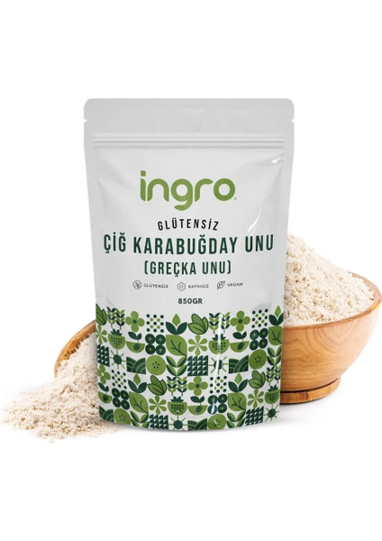 Glutensiz Çiğ Karabuğday Unu (Greçka Unu) 850 g