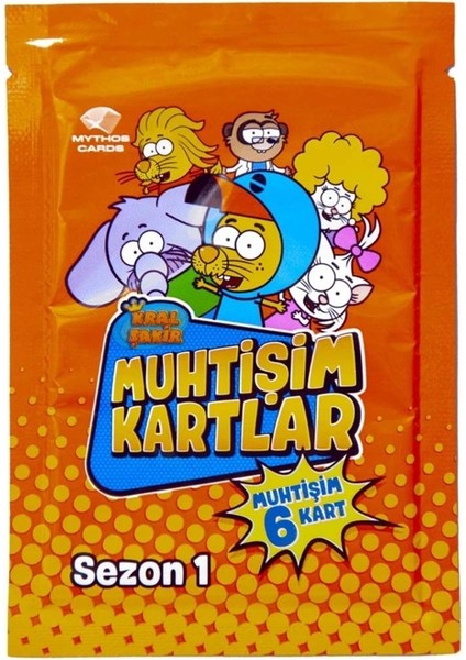 Kral Şakir Muhtişim Kartlar - Sezon 1 (6 Kartlık Paket)