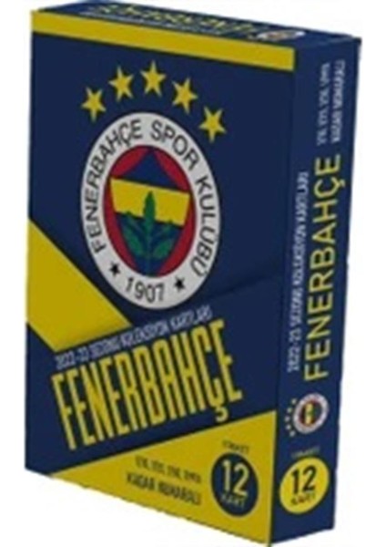 Fenerbahçe Mythos Cards 2022-23 Sezonu Futbolcu Kartları Aksesuar 12 Kartlı Koleksiyon