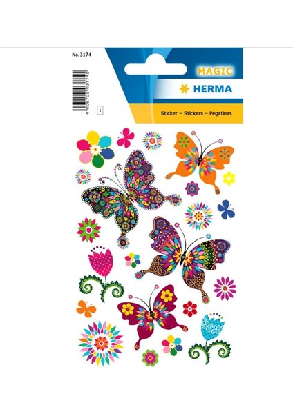 Magic Etiket Butterfly Dıversity 3174