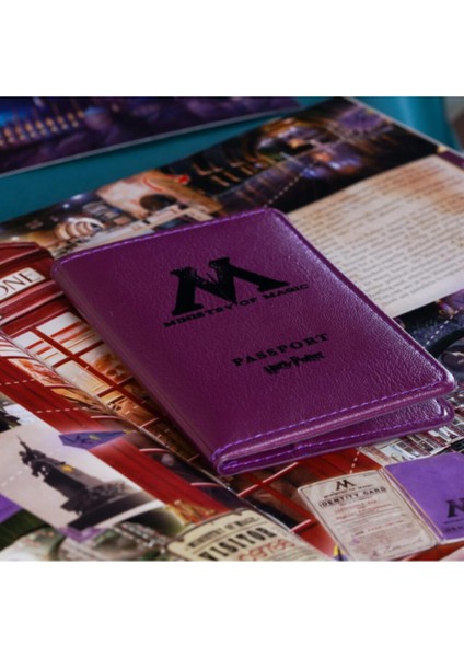 Ministry Of Magic Pasaport Kılıfı Lisanslı Deri