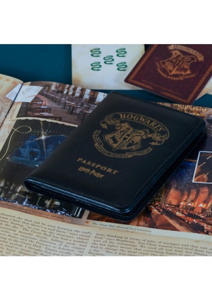 Hogwarts Pasaport Kılıfı Lisanslı Deri modelleri