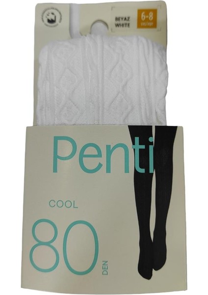 Kız Çocuk Cool Külotlu Çorap 80 Denye