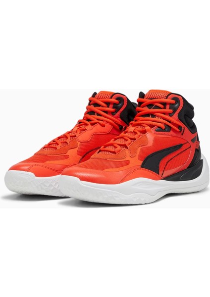 Playmaker Pro Mid Erkek Kırmızı Basketbol Ayakkabısı 377902 12