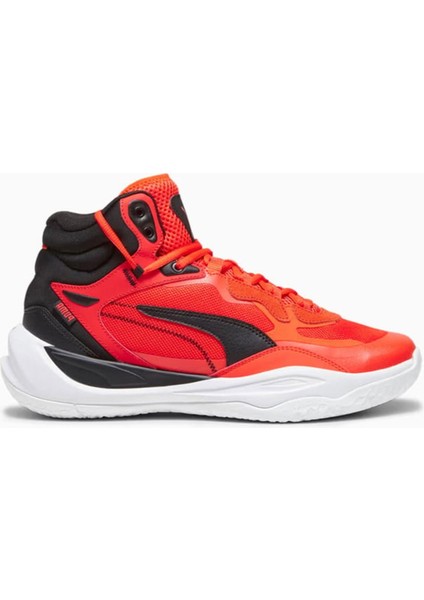 Playmaker Pro Mid Erkek Kırmızı Basketbol Ayakkabısı 377902 12
