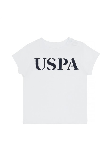 U.S. Polo Assn. Erkek Çocuk Beyaz Tişört Basic 50266006-VR013