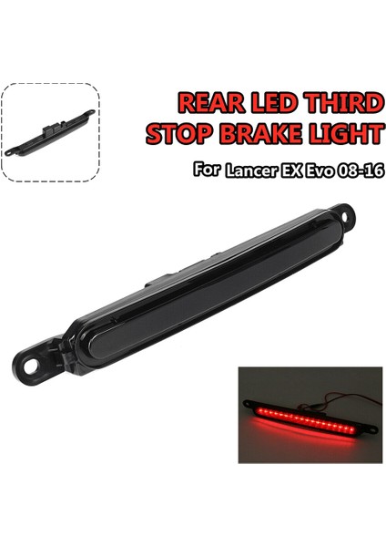 Mitsubishi Lancer Sedan Evo x 2008-2016 Için LED 3rd Fren Lambası Gövde Arka Montaj Stop Lambası (Yurt Dışından)