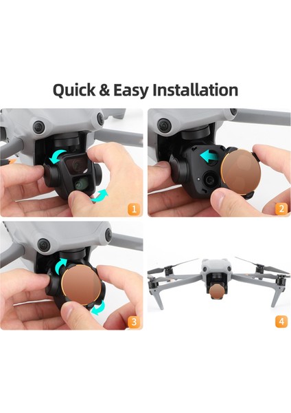 Air 3 Filtre Serisi Için Kullanışlı Taşınabilir Çok Fonksiyonlu Aksesuar Seti, Nd4/pl + Nd8/pl + ND16/PL + ND32/PL (Yurt Dışından) modelleri