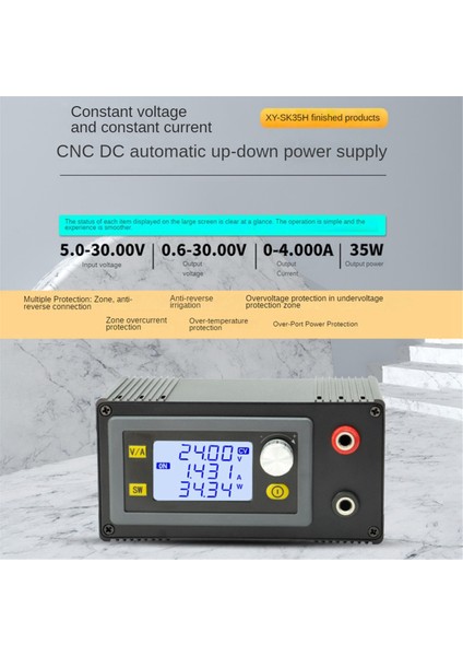 Dc Cnc Boost Dönüştürücü 80W 6-36V Ayarlanabilir Düzenlenmiş Güç Kaynağı Girişi Sabit Voltaj Solar Şarj Modülü (Yurt Dışından)