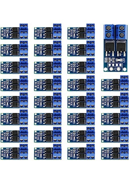 30PCS Mosfet Anahtar Sürücü Modülü Dc 5V-36V 15A(MAX 30A) 400W Çift Yüksek Güç 0-20KHZ Pwm Dc Motor Hız Kontrol Cihazı (Yurt Dışından)