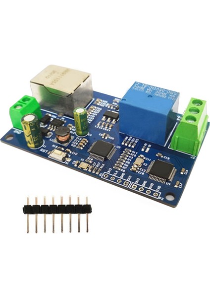 Kablolu Ethernet Lan Kontrolü 1 Çıkış Modbus Rtu Çok Işlevli Taşınabilir Tek Ağ Röle Modülü (Yurt Dışından)