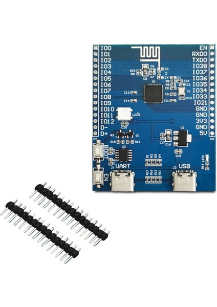 ESP32S2 2.4 Inç 240X320 Ekran Geliştirme Kartı Kablosuz Wifi Geliştirme Kartı USB Bilgisayar Alt Ekran Modülü (Yurt Dışından)