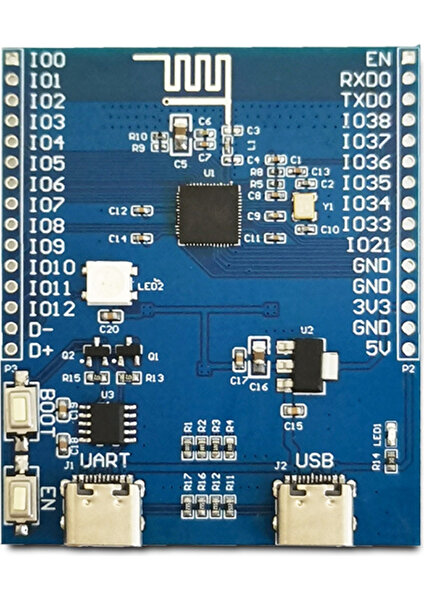 ESP32S2 2.4 Inç 240X320 Ekran Geliştirme Kartı Kablosuz Wifi Geliştirme Kartı USB Bilgisayar Alt Ekran Modülü (Yurt Dışından)