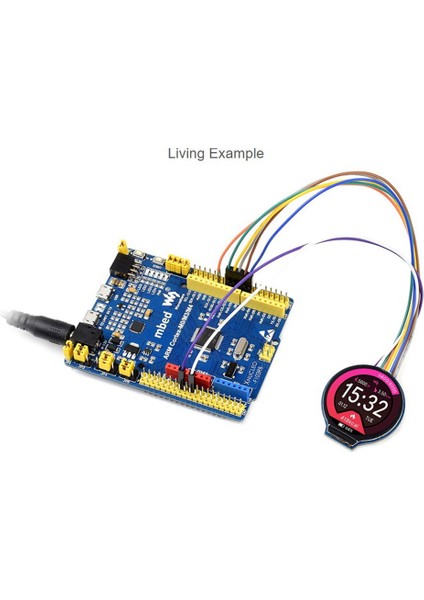 1.28 Inç Yuvarlak LCD Ekran Modülü 65K Rgb Renkler 240X240 Çözünürlük, Spı Arayüzü Gömülü GC9A01 Sürücüsü ile (Yurt Dışından)
