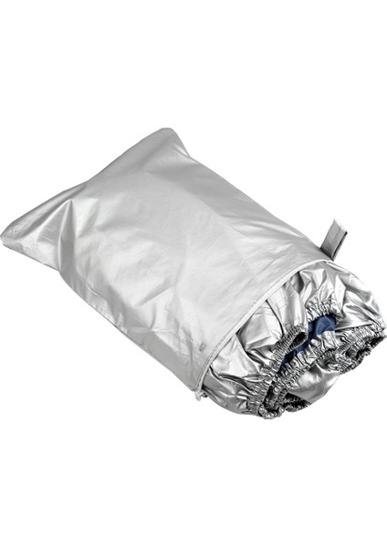 Tekne Örtüsü Dış Mekan Koruması Suya Dayanıklı Yansıtıcı Oxford Kumaş V-Hull Runabouts ve Tekneler Için 11-13FT (Yurt Dışından)