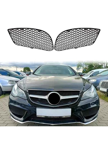 Araba Ön Izgara Izgara Alt Tampon Sis Aydınlatma Koruması Trim Için Mercedes Benz E-Class W207 E200 E300 2013 - 2016 (Yurt Dışından) fiyatları