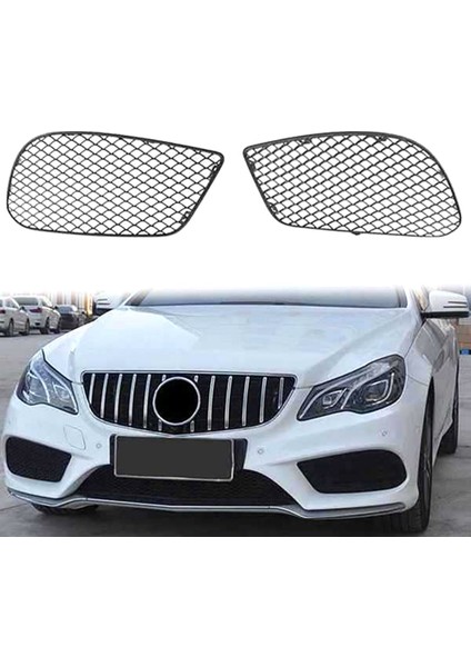 Araba Ön Izgara Izgara Alt Tampon Sis Aydınlatma Koruması Trim Için Mercedes Benz E-Class W207 E200 E300 2013 - 2016 (Yurt Dışından) modelleri