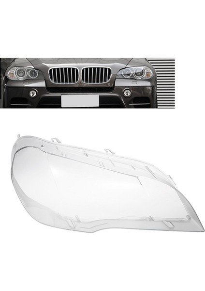 Araba Temizle Far Lens Kapağı Yedek Kafa Işık Lambası Kabuk Kapak-Bmw X5 E70 2008-2013 Sağ (Yurt Dışından) indirimleri