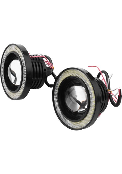 2 Adet Araba Evrensel 3.5 Inç Cob Melek Göz Sis Farları Farlar Farlar Beyaz (Yurt Dışından) fiyatları