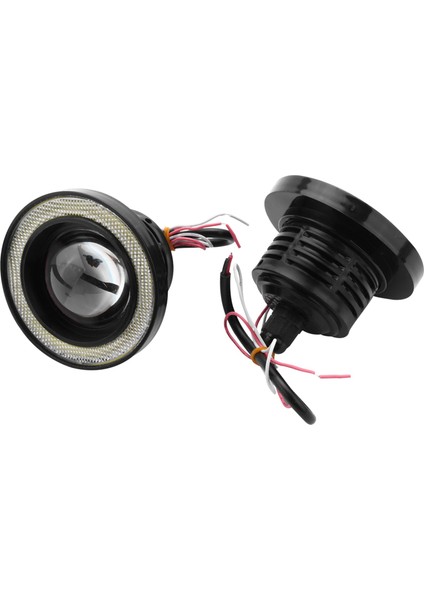 2 Adet Araba Evrensel 3.5 Inç Cob Melek Göz Sis Farları Farlar Farlar Beyaz (Yurt Dışından) indirimleri