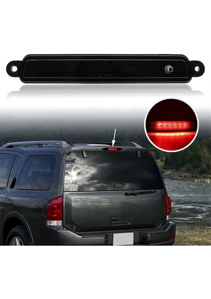 Nissan Armada 2005-2015 Için LED 3rd Üçüncü Fren Lambası Pathfinder-Armada 2004 Infiniti QX56 2004-2010 26590-7S000 (Yurt Dışından)