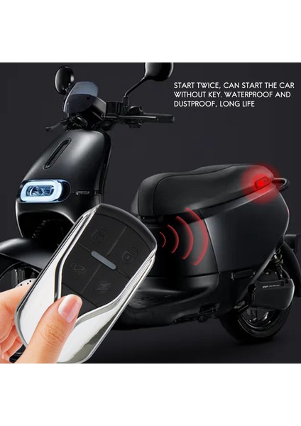 Ebike Alarm Sistemi 36V 48V 60V 72V Elektrikli Bisiklet/scooter Ebike/fırçasız Denetleyici Için Iki Anahtarlı (Yurt Dışından)