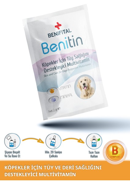 Köpek Deri Ve Tüy Sağlığı Seti Tüy Dökümü Önleyici Benitin + Fish Oil (Biotin ve Omega 3-6)