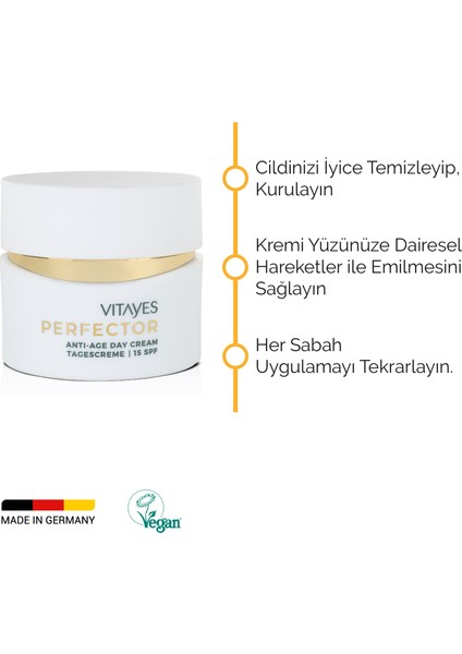 VITAYES Perfector  Giderici Krem + Günlük Bakım Seti