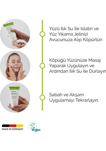 VITAYES Hyaluronik Asit Aydınlatıcı Yüz Serumu 30ML + Temizleyici Yüz Yıkama Jeli 150 ml