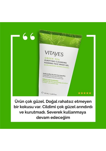 VITAYES Hyaluronik Asit Aydınlatıcı Yüz Serumu 30ML + Temizleyici Yüz Yıkama Jeli 150 ml