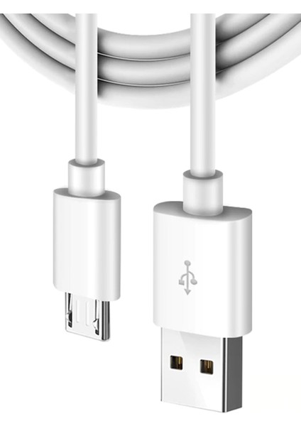 Micro Şarj Girişli Telefonlara Uyumlu Micro USB Şarz Aleti Data Kablosu ve Adaptör Hızlı Şarj Cihazı