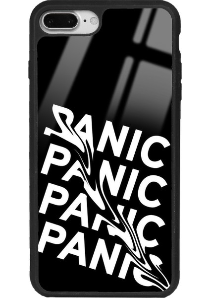 iPhone 7 Plus - 8 Plus Panic Tasarımlı Glossy Telefon Kılıfı
