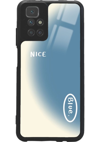 Xiaomi Redmi Note 7 Nice Blue Tasarımlı Glossy Telefon Kılıfı