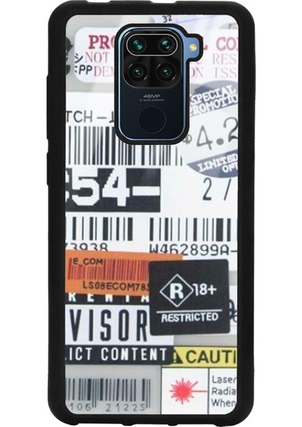 Xiaomi Redmi Note 11S Sticker Barkod Tasarımlı Glossy Telefon Kılıfı