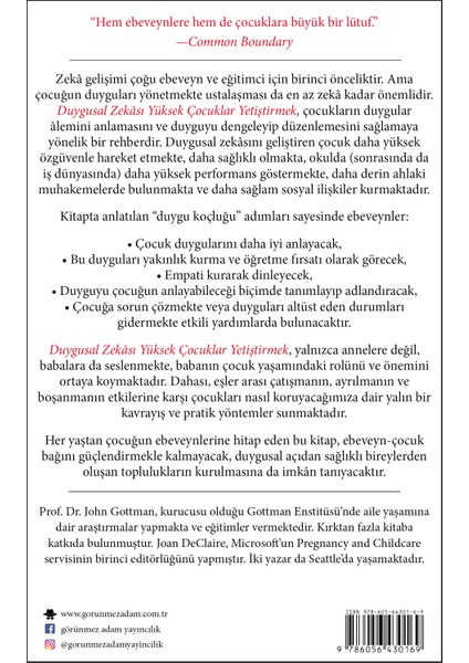 Koşulsuz Ebeveynlik - Duygusal Zekası Yüksek Çocuklar Yetiştirmek 2 Kitap