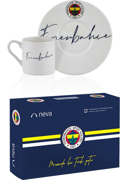 Şampiyon Fenerbahçe El Yazılı 2'li Fincan
