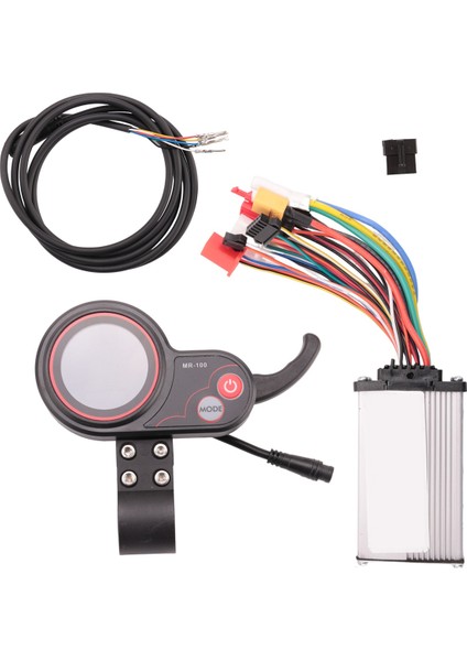 36V 500W Denetleyici MR-100 LCD Ekran Ölçer Kontrol Paneli Kiti Elektrikli Scooter Aksesuarları Için (Yurt Dışından)