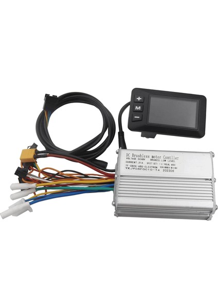 Elektrikli Scooter Fırçasız Motor Kontrol Cihazı 48 V 21A + S866 LCD Ekran Kontrol Paneli Kiti E-Scooter Aksesuarları Siyah + Beyaz (Yurt Dışından) modelleri