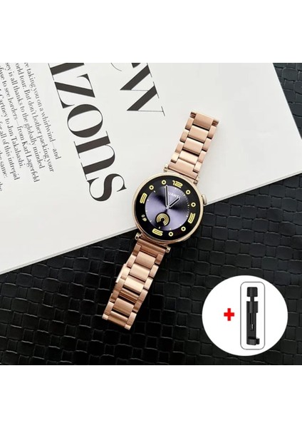 Huawei Watch Gt4 41 mm Modeline Uyumlu Klasik Paslanmaz Çelik Kordon 18MM