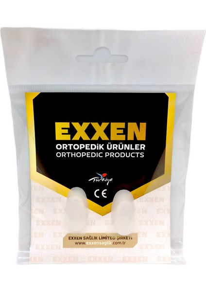 Ayak Parmak Arası Silikon Makara 1 Çift Parmak Ayırıcı Hallux Valgux