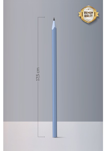 Pen 3'lü Kurşun Kalem Set | Mavi