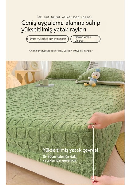 Kışlık Kalınlaştırılmış Pazen Tafta Koruyucu Yatak Örtüsü - Gri (Yurt Dışından) fiyatları