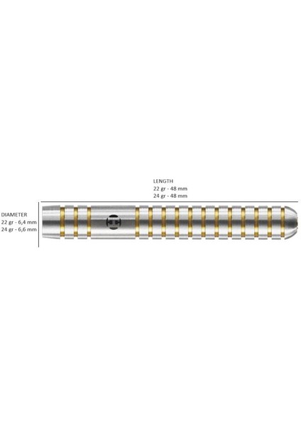 Anniversary Original %90 Tungsten Dart Oku