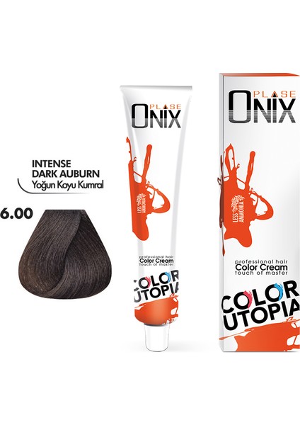 Onıx Saç Boyası 6- Koyu Kumral 60 Ml