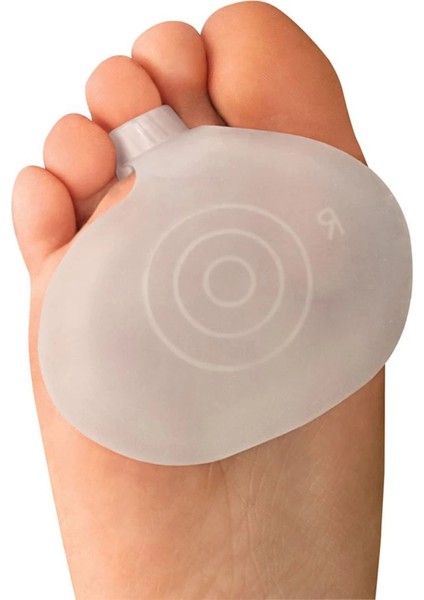 Metatarsal Ped Silikon Halkalı Ayak Altı Nasir Önleyici Ped 1 Çift